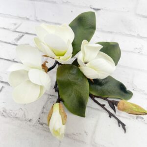11in White Magnolia Tree Bundle