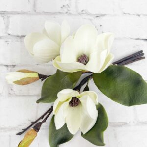 11in White Magnolia Tree Bundle