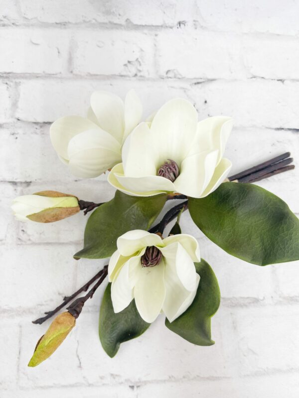 11in White Magnolia Tree Bundle