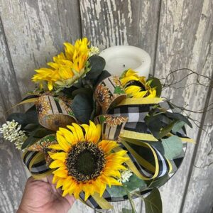 Simple Farmhouse Charger Arrangement