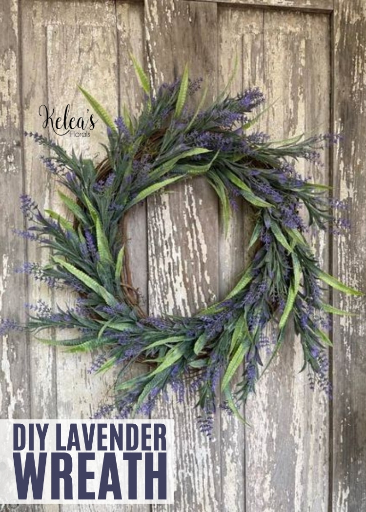 Easy Lavender Wreath Kelea's Florals