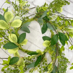 12 in Small Mixed Leaves and Twig Wreath Base