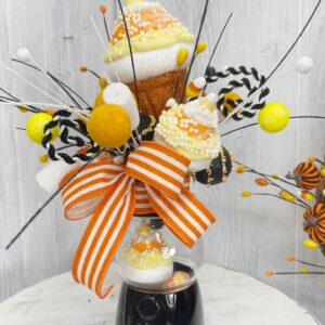 Halloween Candy Gumball Arrangement