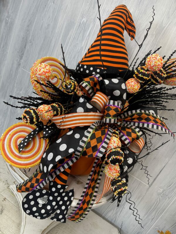 KDS Tutorial Large Pumpkin Witch Centerpiece Supply List - Kelea's Florals