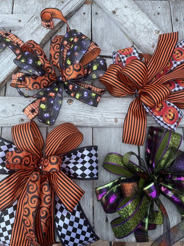 4 Halloween Bows