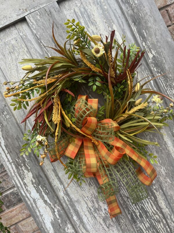 Wreath from July 2022 Greenery Box Supply Lists - Kelea's Florals