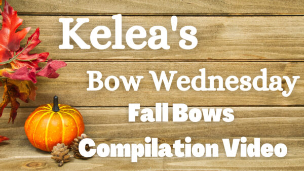 Fall bow tutorials compilation with pumpkin and autumn decor