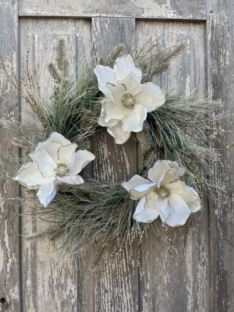 Glitter and Gold Christmas Wreath