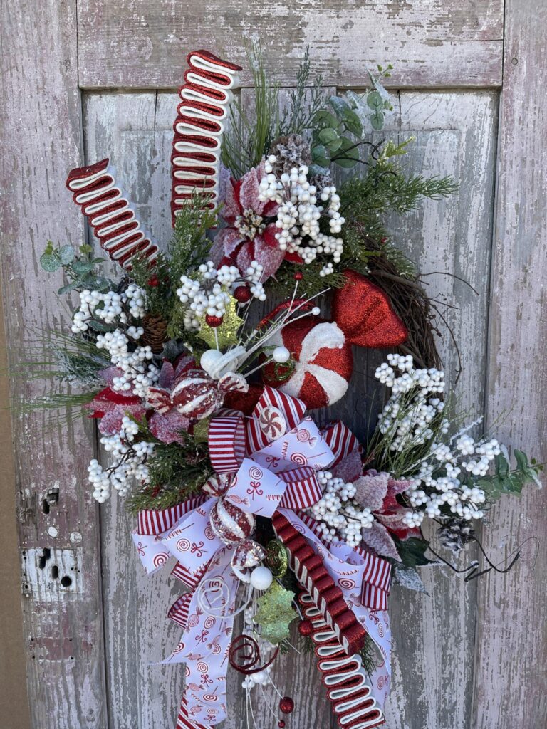 Peppermint Candy Wreath