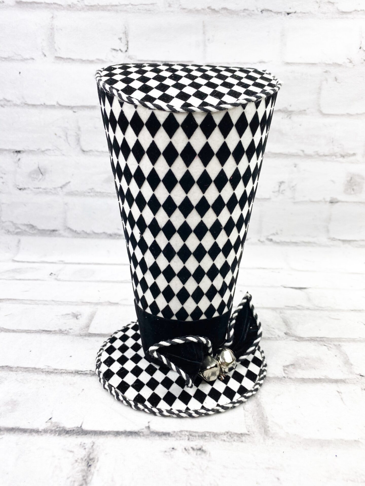 Asymmetrical stripe Top Hat Kelea's Florals