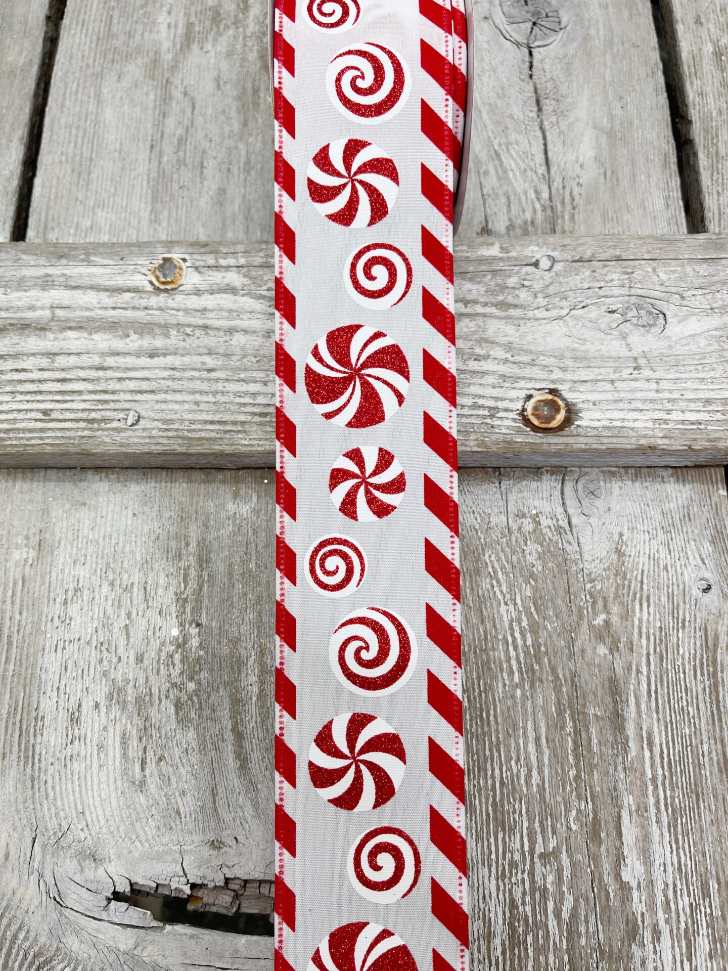 Hand-Painted Ceramic Cracker Dish - Holiday Serveware With Gingerbread Man & Candy Cane Edge - View #5