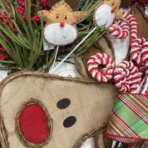 Christmas Workshop Deer Wreath Supplies