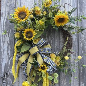 Sunflower Summertime Fun Wreath