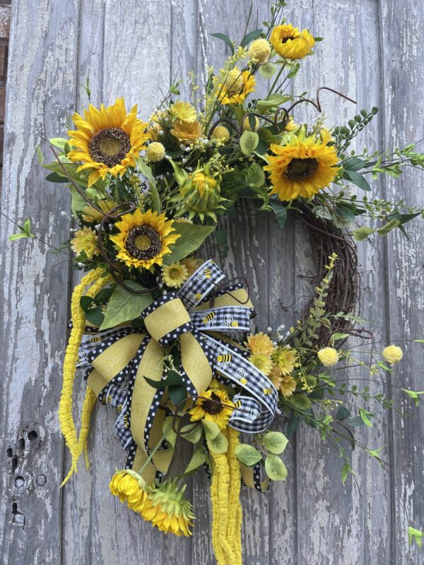 Sunflower Summertime Fun Wreath