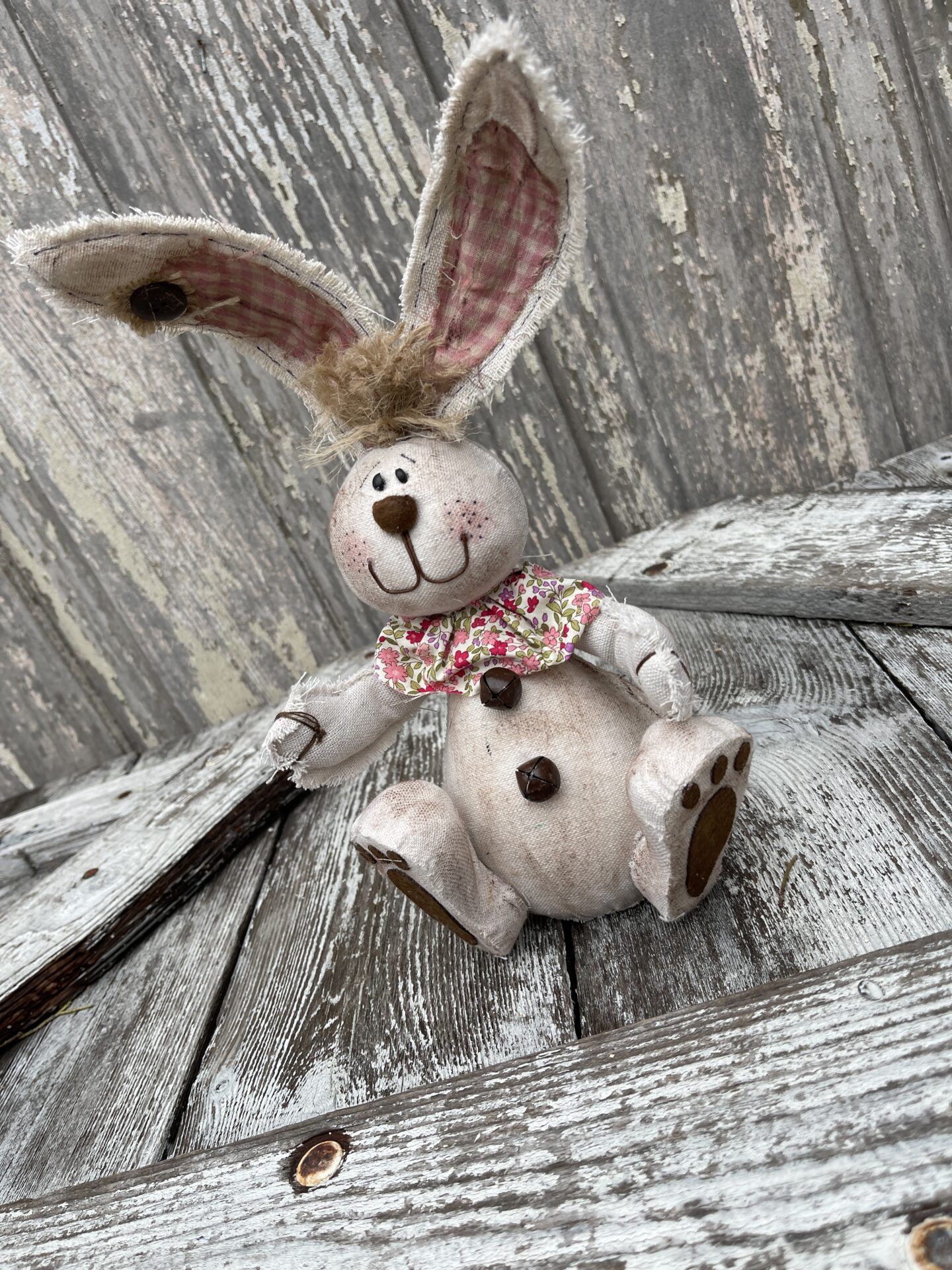 Cloth Sitting Rabbit - Kelea's Florals