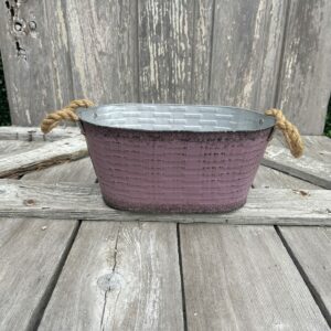 Burgandy Oval Meter Planter 711-00868-BG