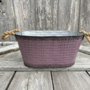 Burgandy Oval Meter Planter 711-00868-BG