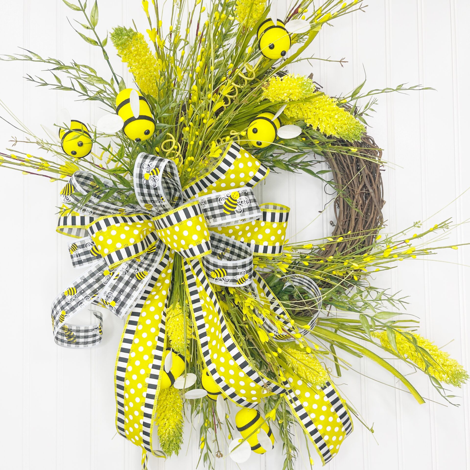 Buzzing Bee Wreath Supply List Kelea's Florals