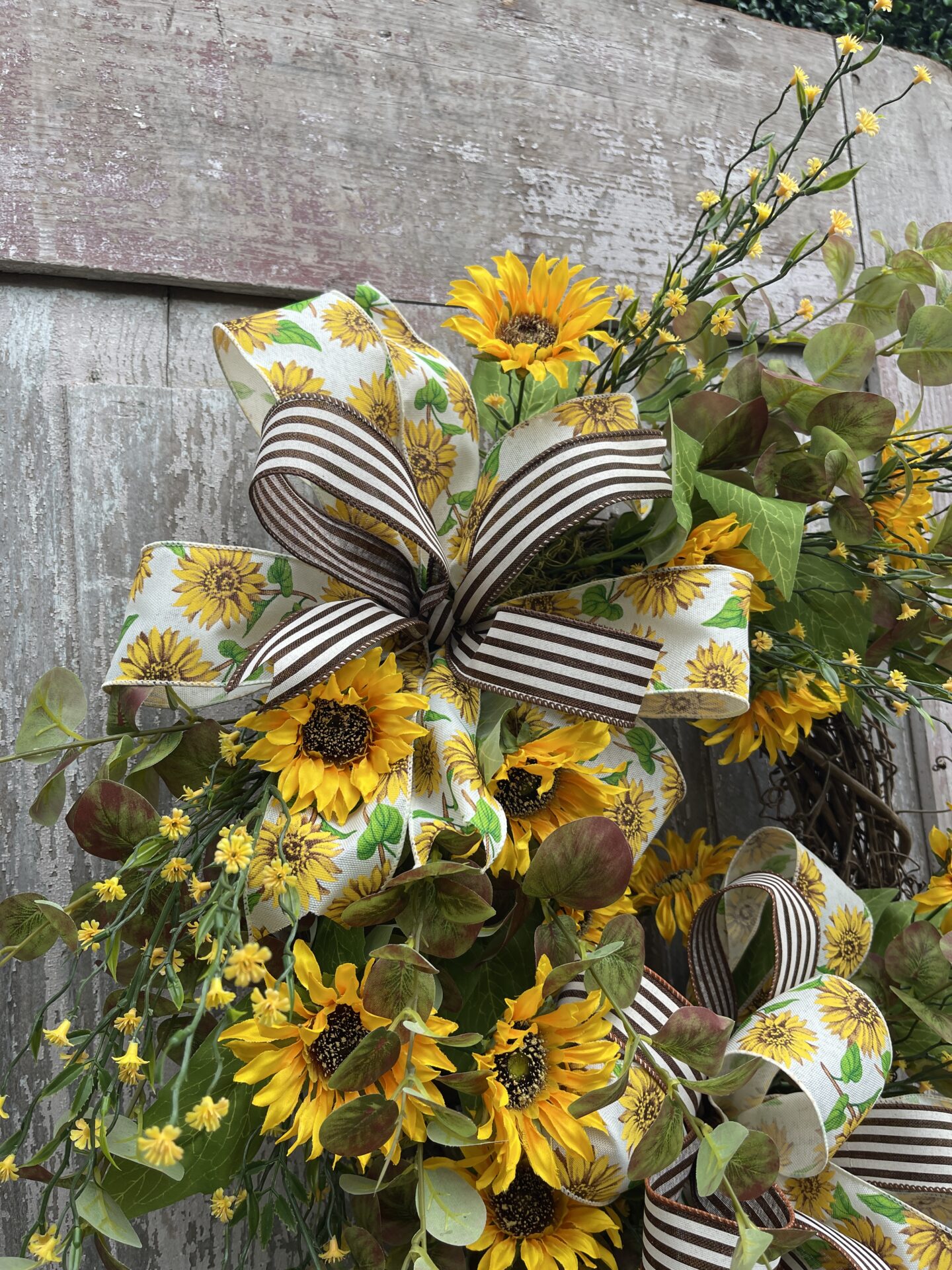 Fall Sunflower Summertime Wreath Supply List Kelea's Florals