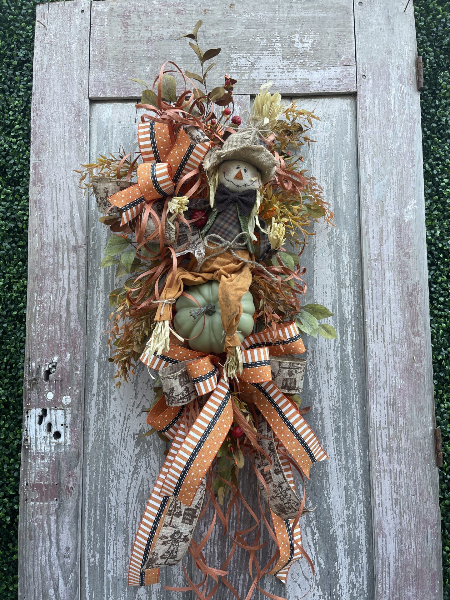 KDS Tutorial Scarecrow Pumpkin Swag Supply List - Kelea's Florals