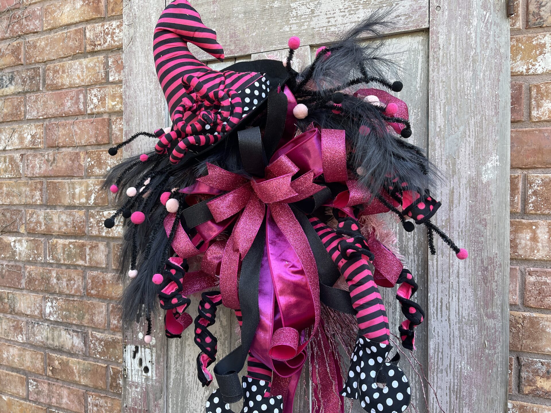 KDS Tutorial Pink Crashing Witch Wreath Supply List - Kelea's Florals