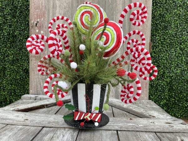 Christmas Top Hat Centerpiece