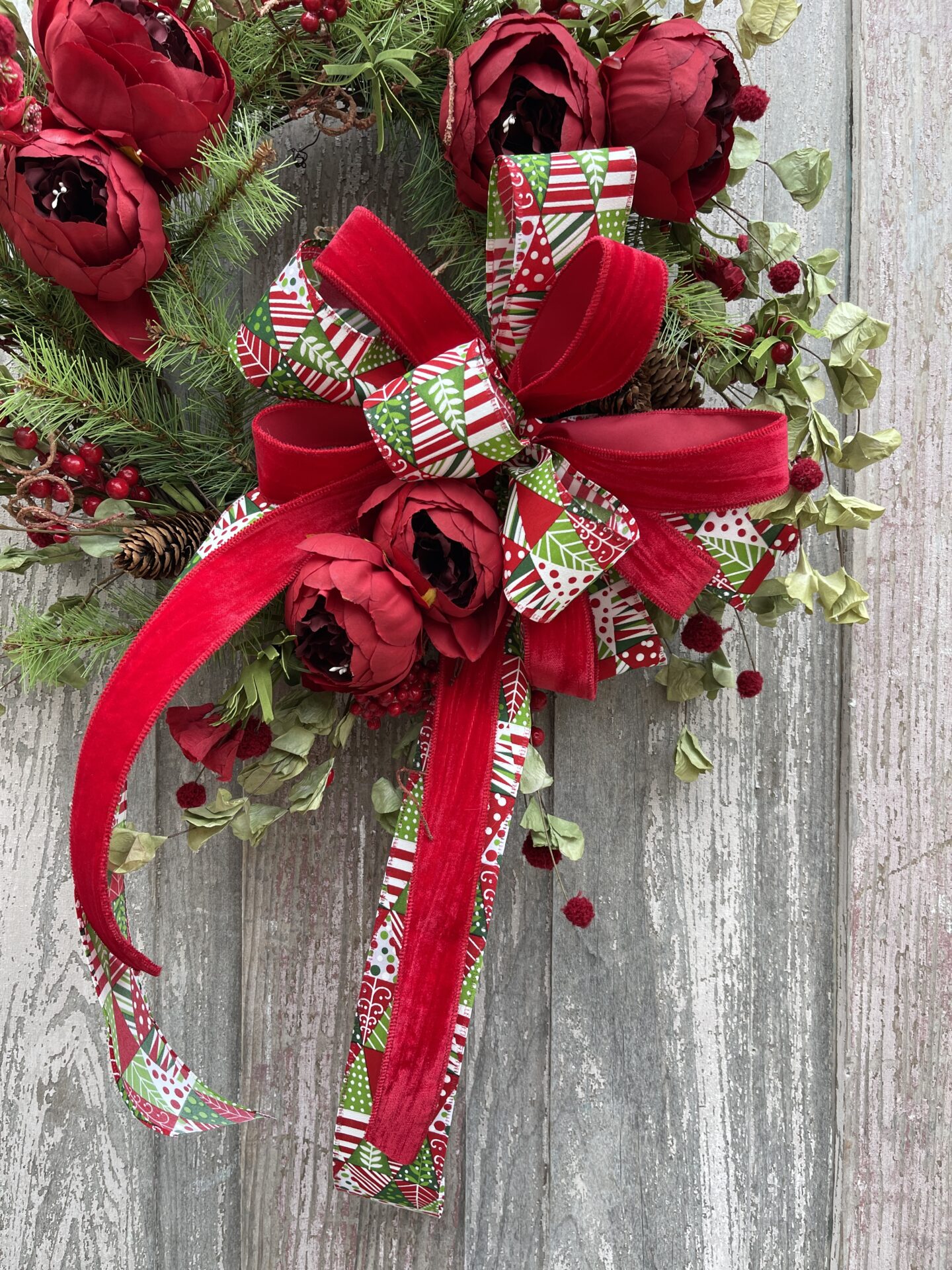 Country Christmas Floral Wreath Supply List Kelea's Florals