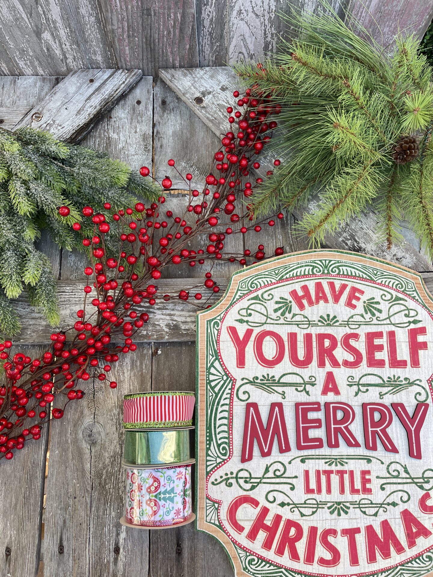 Merry Christmas Wreath Leo Set