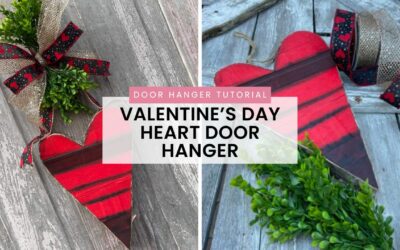 Valentine’s Day Heart Door Hanger