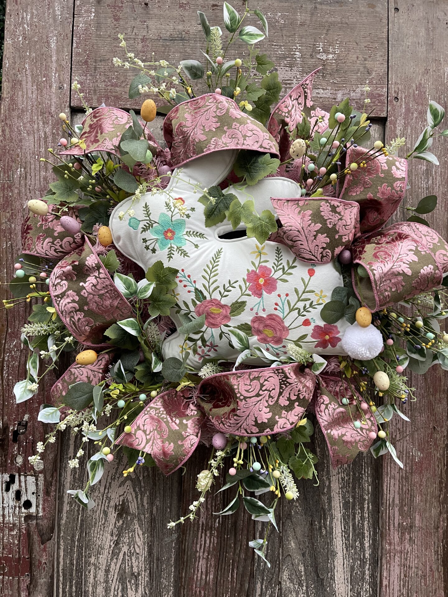 Primitive Rabbit Wreath KDS Tutorial White Rabbit Wreath Supply List - Kelea's Florals
