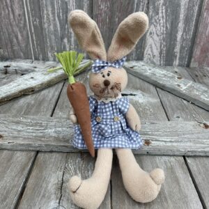 Girl Fabric Easter Bunny