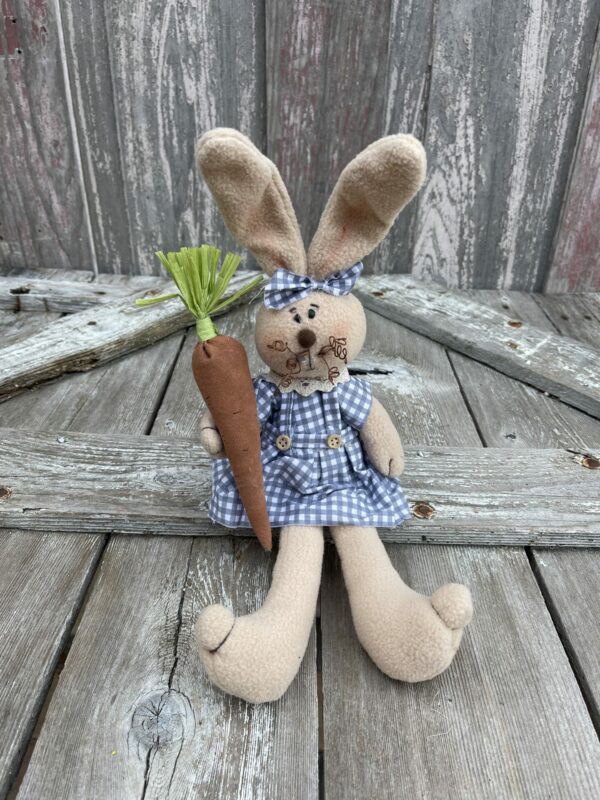 Girl Fabric Easter Bunny