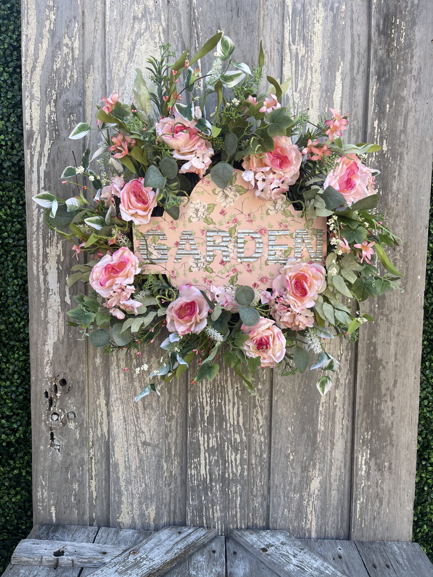 KDS Tutorial Garden Welcome Wreath Supply List - Kelea's Florals
