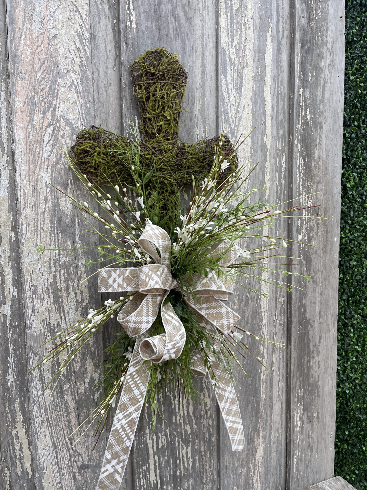 Cross Year Round Door Hanger Kit Supply List - Kelea's Florals