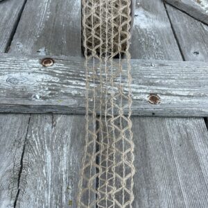 1.5" Open Weave Jute Netting Wired Ribbon 47386-09-15