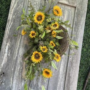 Sunflower Vine Wreath