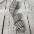2.5" Cream Linen with Black Ticking Strips Wired Ribbon 41033-40-21_2.5x10YD