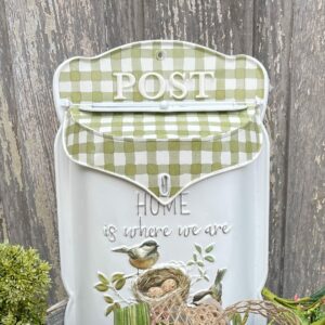 Metal Embossed Bird Post Box 2715000
