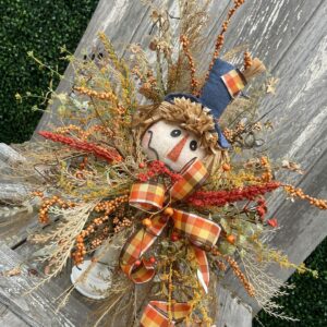 Candlestick Scarecrow Arrangement