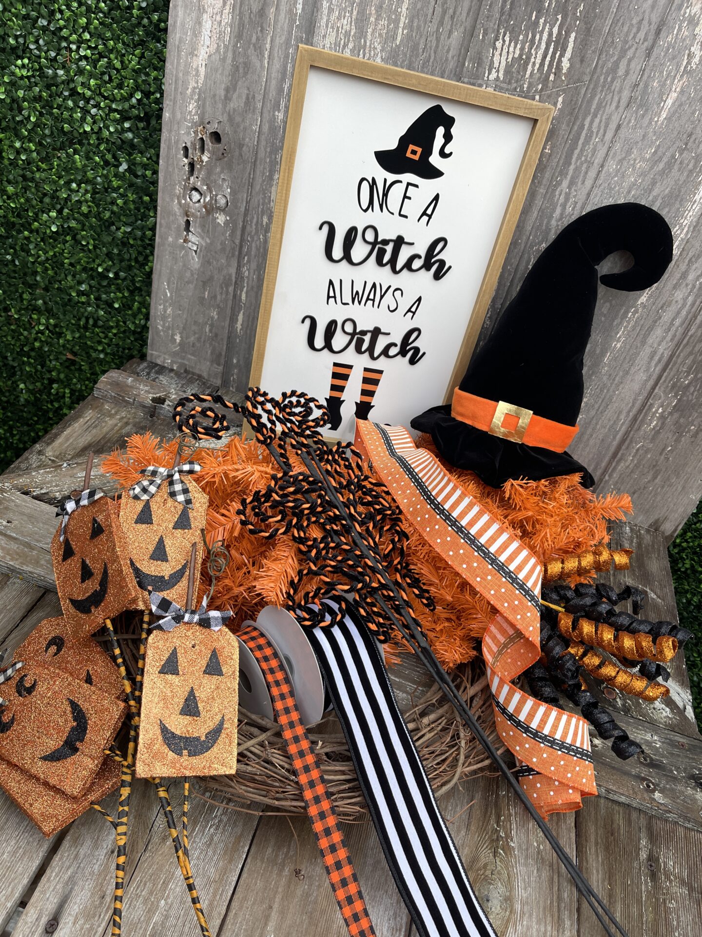 KDS Tutorial Always A Witch Wreath Supply List - Kelea's Florals