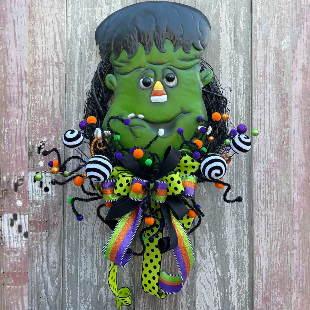 Frankenstein Halloween Wreath