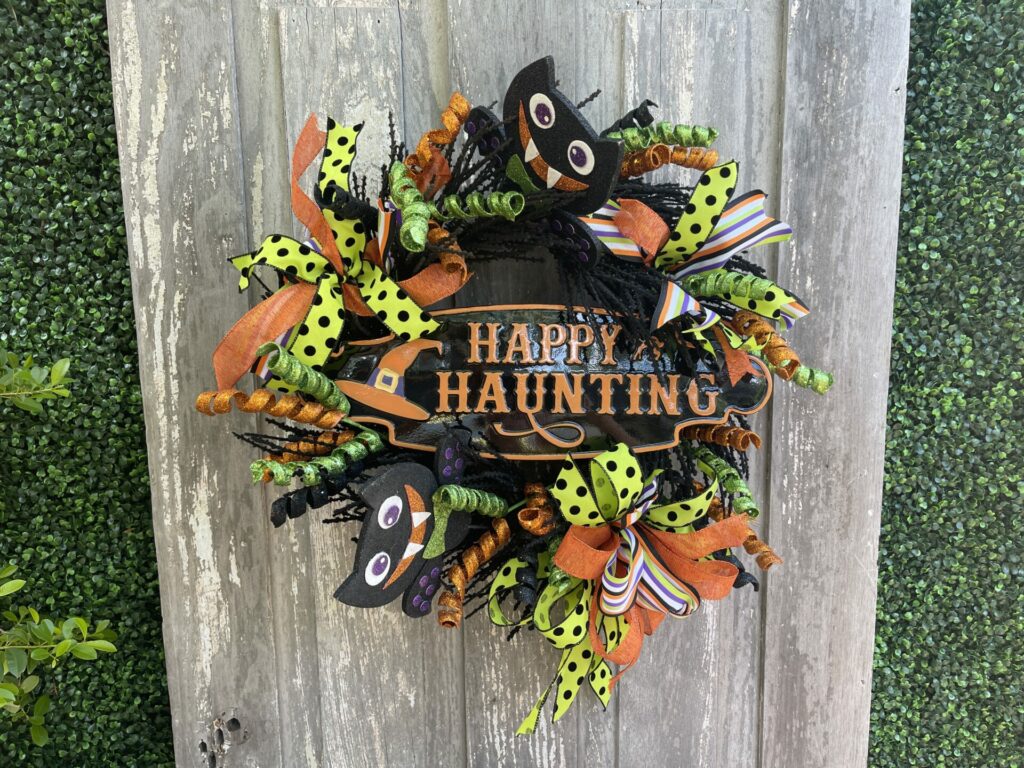 Batty Happy Haunting Wreath Kit Supplies