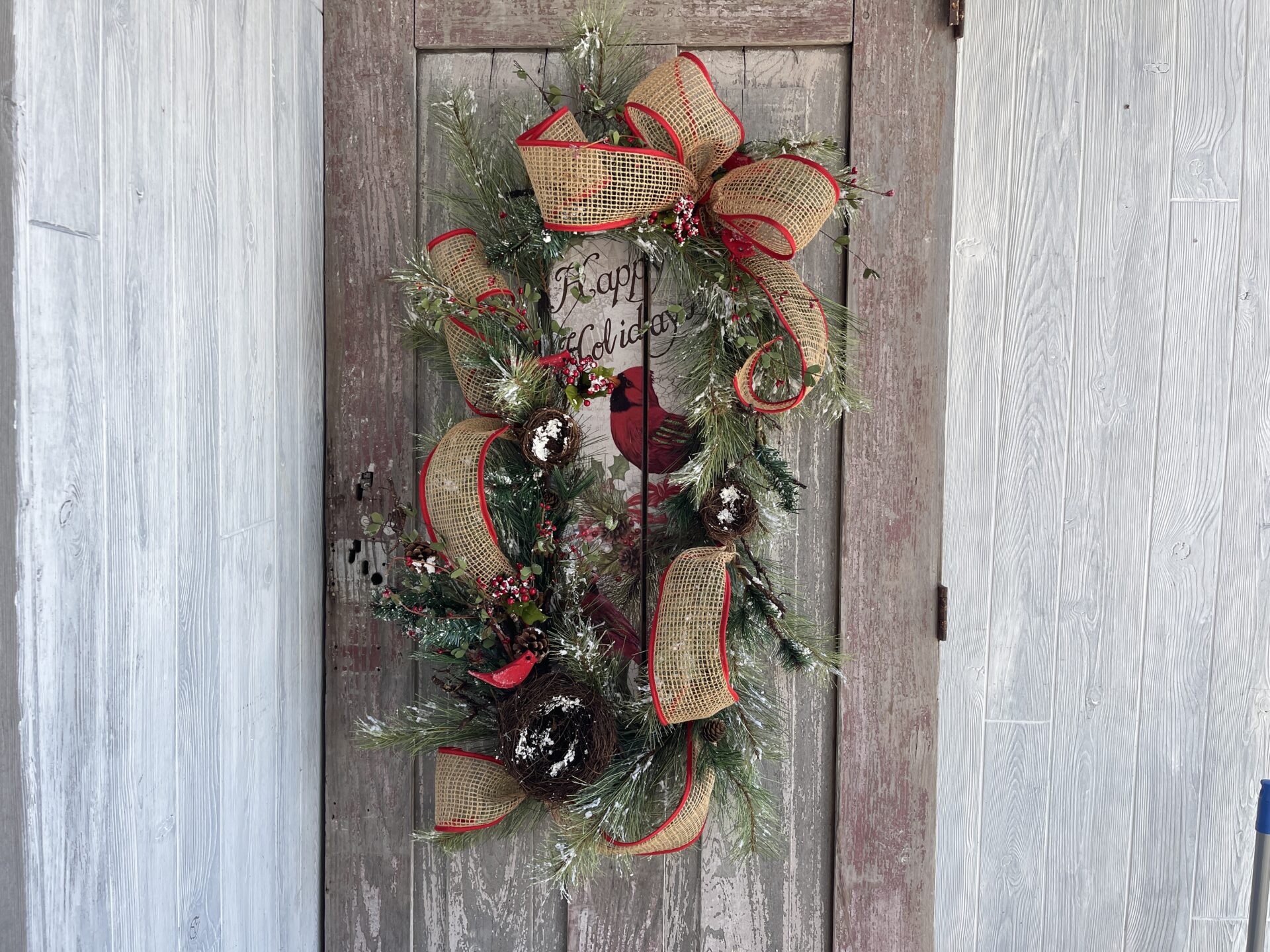 Rectangle Cardinal Wreath Kit - Kelea's Florals