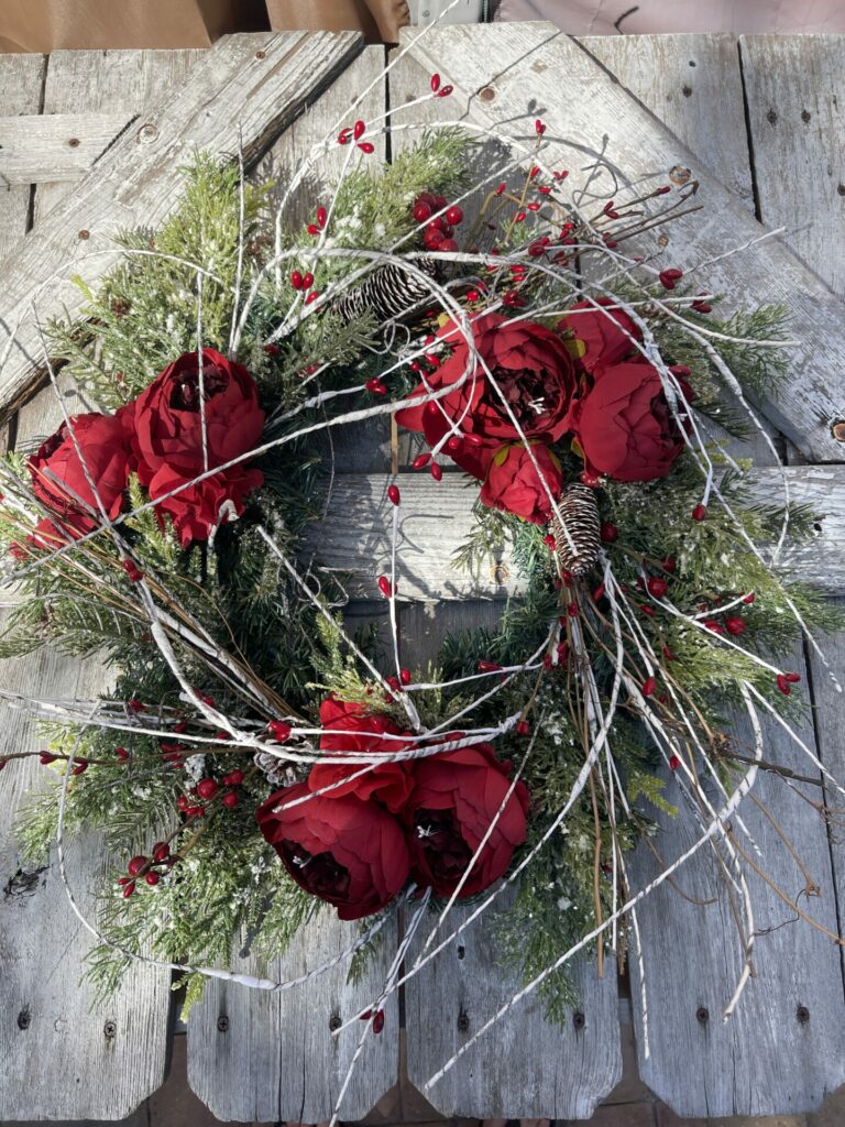Christmas Candle Ring Centerpiece
