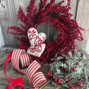 Merry Joy Red Berry Wreath Supplies