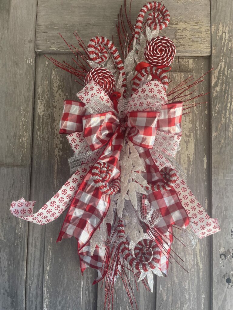 Silver Peppermint Swag