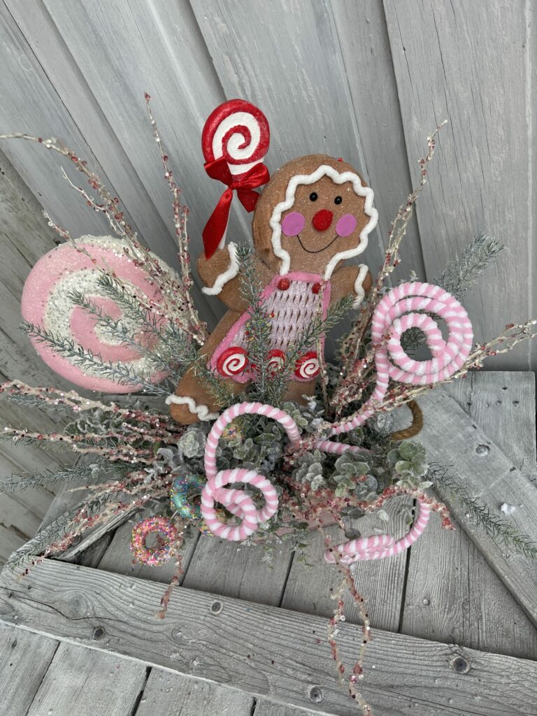 Candy Christmas Pink Wonderland Arrangement Kit