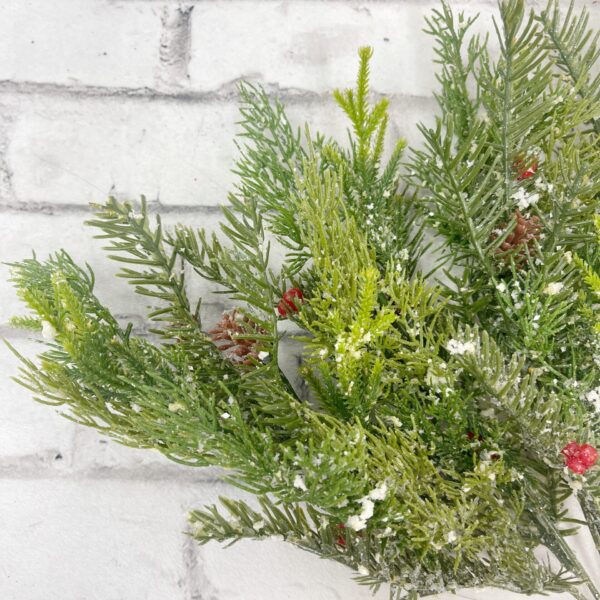 Iced Cedar Pine Bush - Kelea's Florals