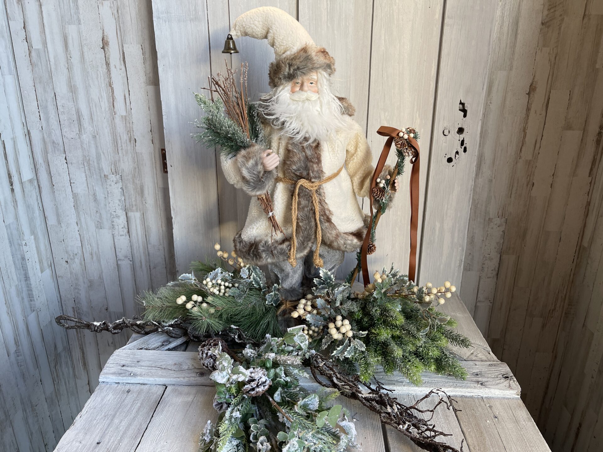 KDS Tutorial Woodland Santa Makeover Supply List - Kelea's Florals