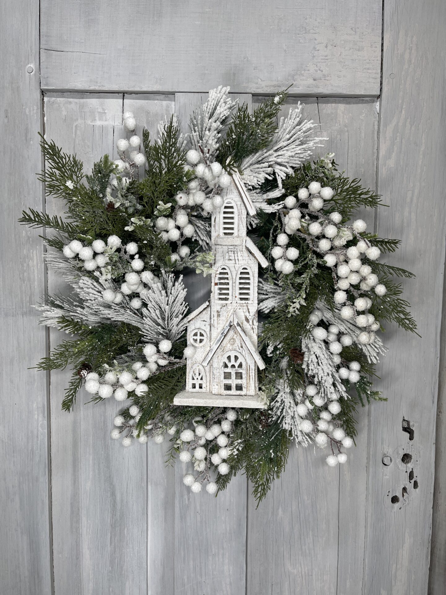Winter WonderLand Church Wreath Kit - Kelea's Florals